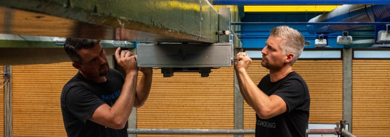 2020_Sporthalle_Mannheim_U-Sensoreinheit_Messung Träger #1