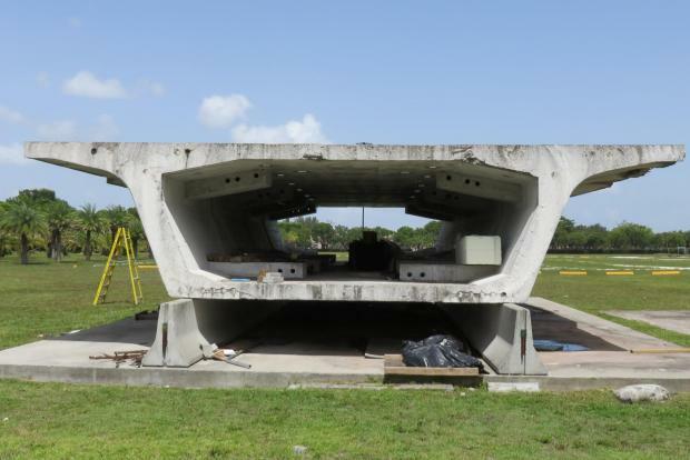 2018_Florida FIU_Brückenteilstück als Testkörper
